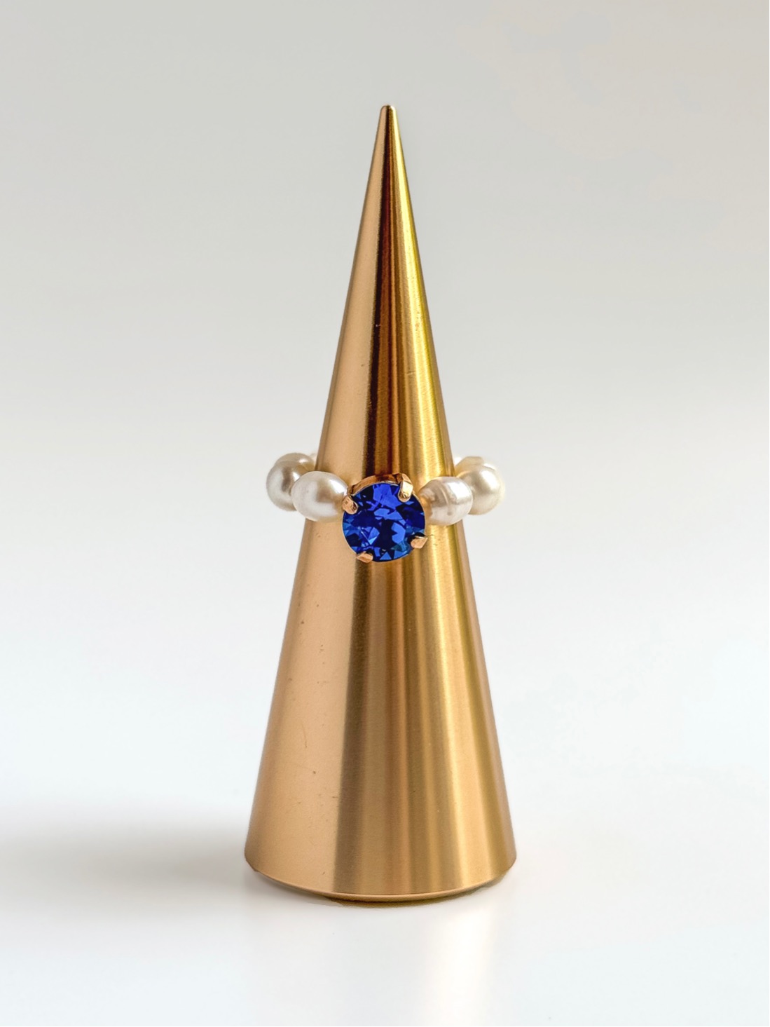 Кольцо с кристаллом Swarovski