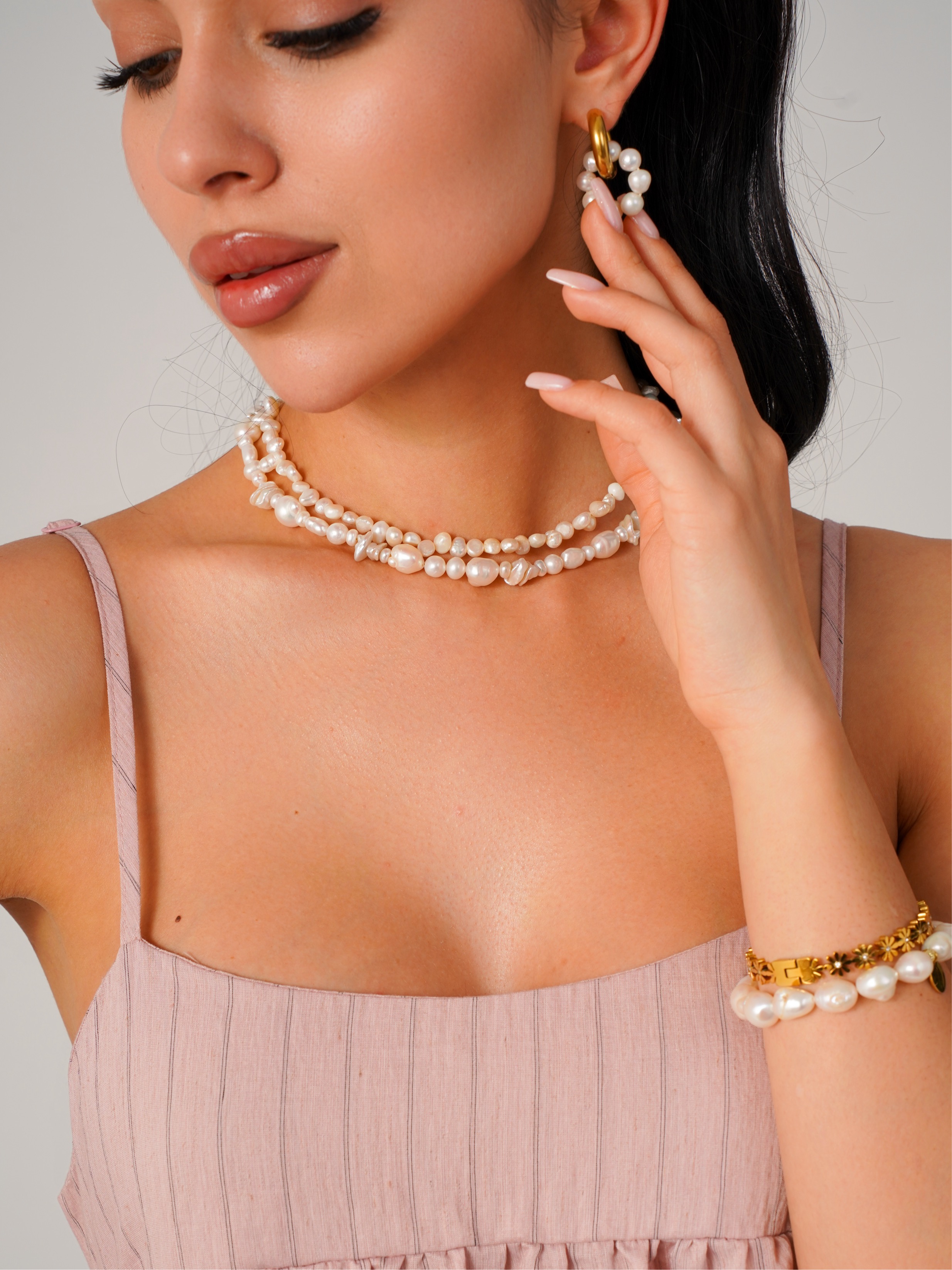 Чокер из пресноводного жемчуга