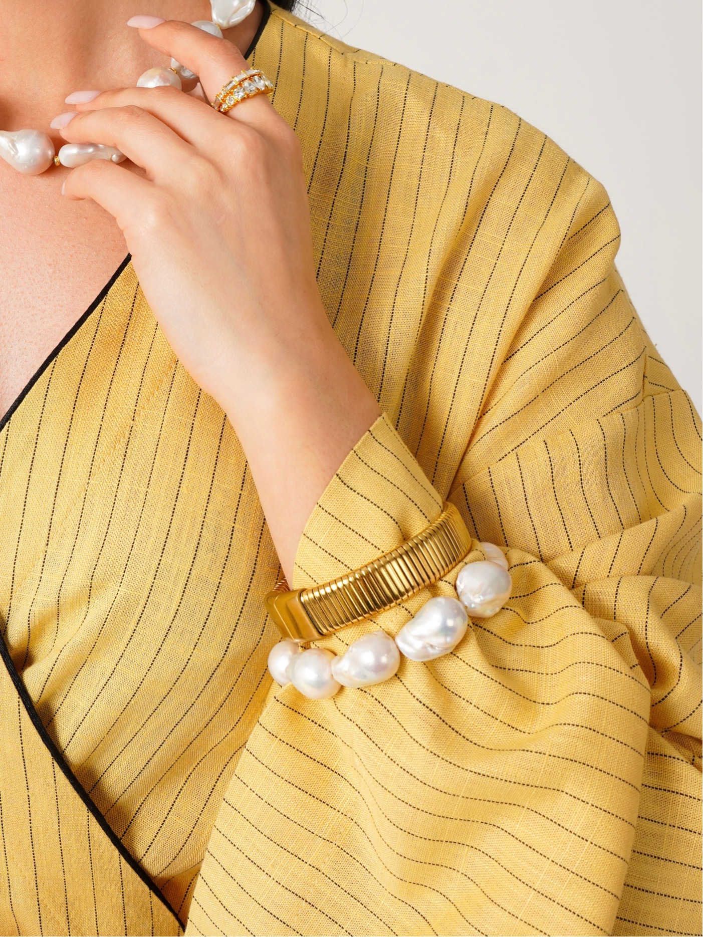 Браслет змеиное плетение с покрытием 18 КТ золота